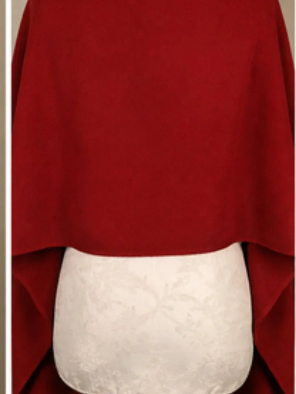 Classic Red Fringed Scarf Wrap Solid Crimson Soft Winter Accessory